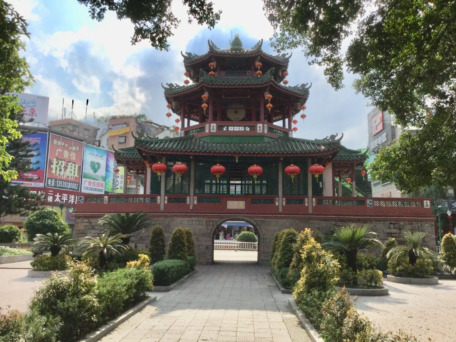 Historic Jinxian Gate in Jieyang, Guangdong, China, featuring traditional Lingnan architecture, ancient city walls, and one of Chaoshan's most iconic cultural heritage landmarks.